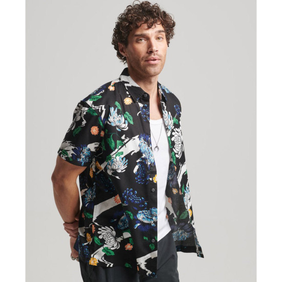 Superdry Ανδρικό πουκάμισο Short Sleeve Hawaiian Shirt